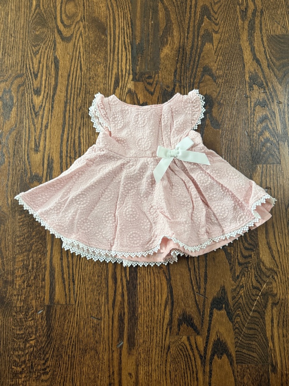 Catherine Malandrino Pink Embroidered Baby Dress